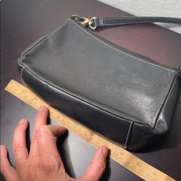 Small black Leather Purse - Picture 4 of 5